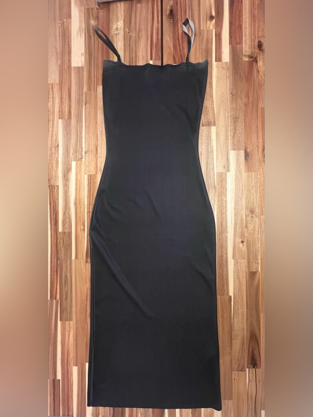 Zara Black Midi Bodycon Dress